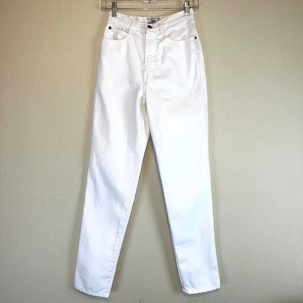 Vintage Palmetto’s White High Rise Tapered Mom Je… - image 1