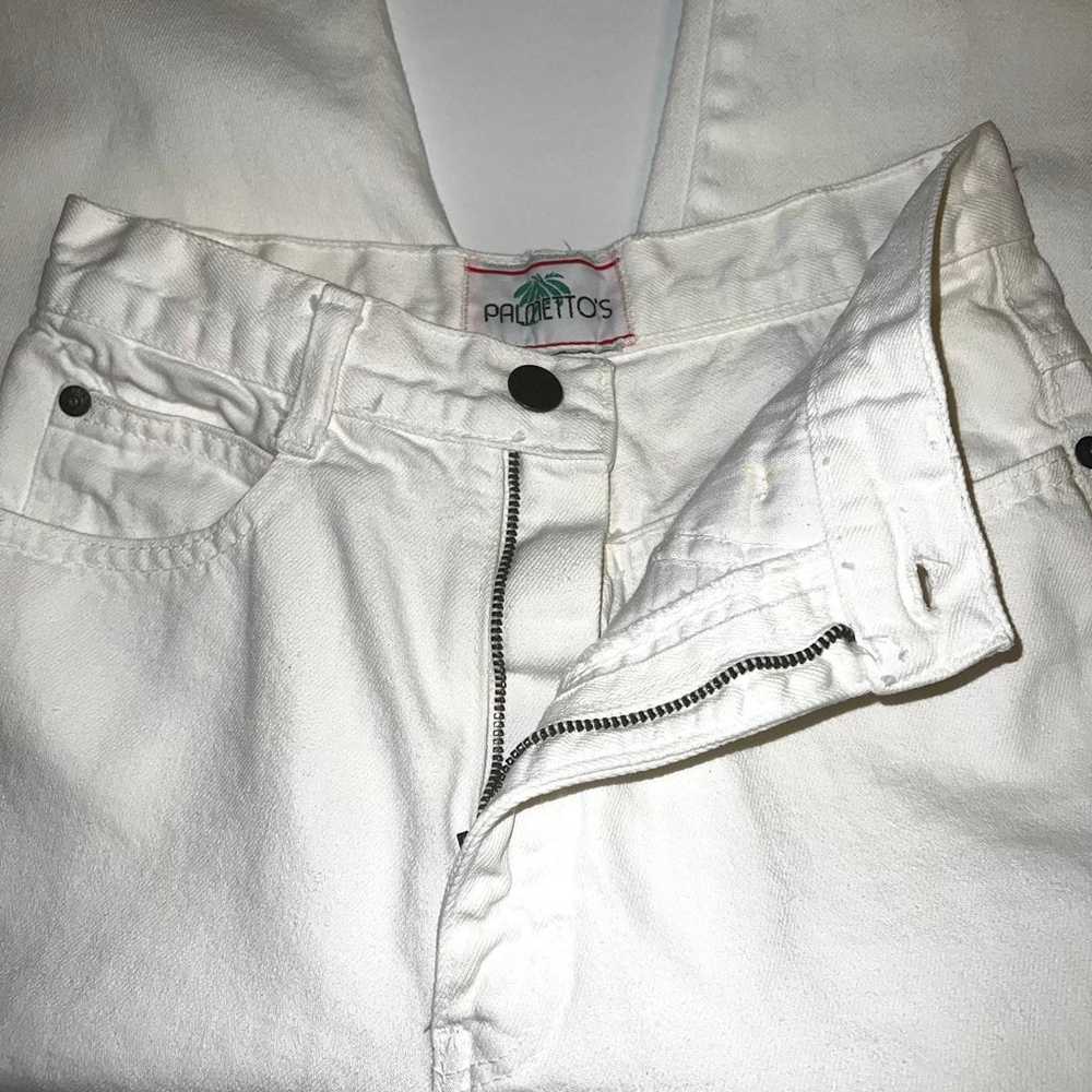 Vintage Palmetto’s White High Rise Tapered Mom Je… - image 5