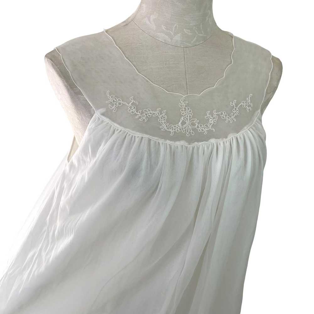 Vintage Intimidad Vintage Womens Nightgown Size S… - image 5