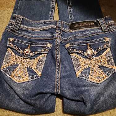 Vintage LA IDOL Capri jeans Sz 3 - image 1