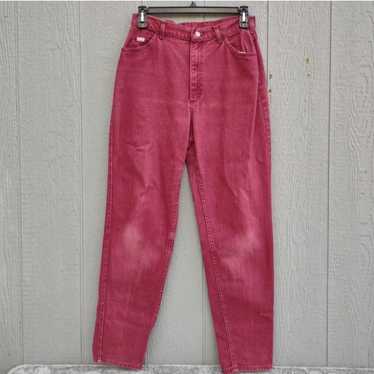 Vintage Lee Maroon Jeans Size 16 Long - image 1