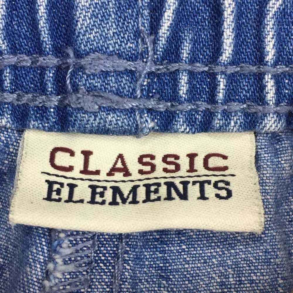 Vintage 1990's Baggy Cropped Blue Jeans - image 5