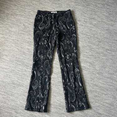 Vintage Palmettos 80s Floral Jeans Pants Womens Size 7 - 25x31 Vtg