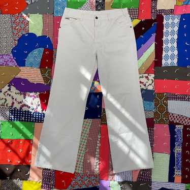 1970s The Gap White Jeans