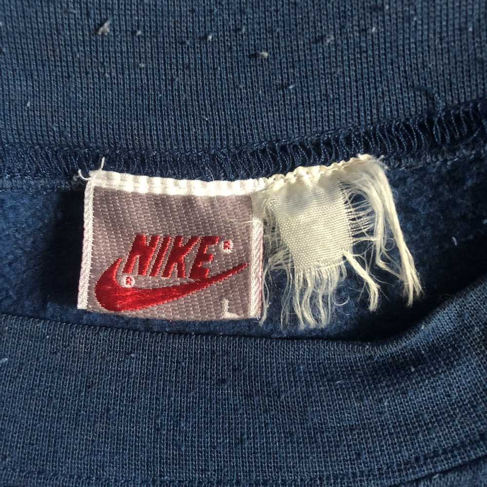 Made In Usa × Nike × Vintage 90’ Silver Tag Embro… - image 4