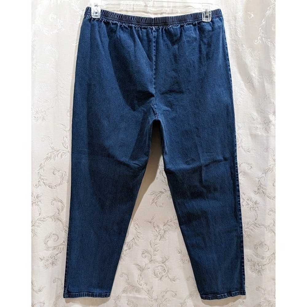 Vintage 90s Avenue High Rise Jeans Leggings 22 St… - image 2
