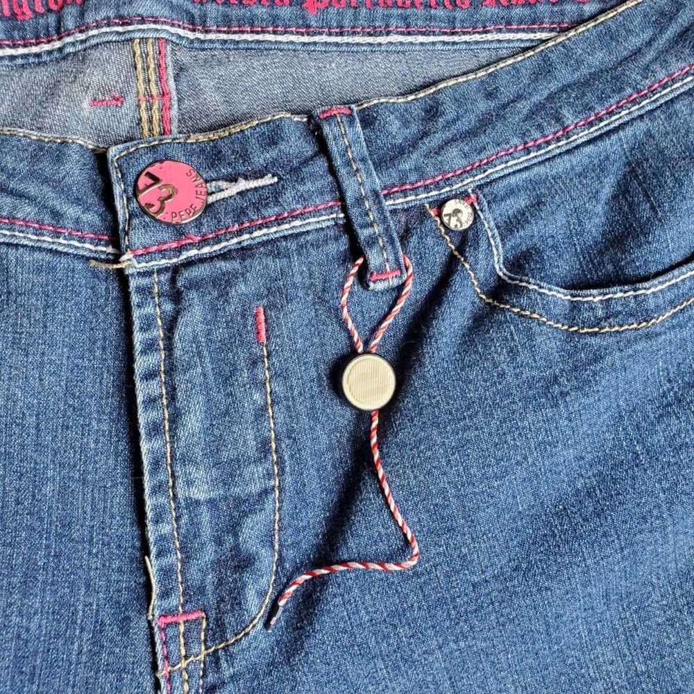 Pepe Jeans London Vintage Pink Detail Jeans Sz 31 - image 7