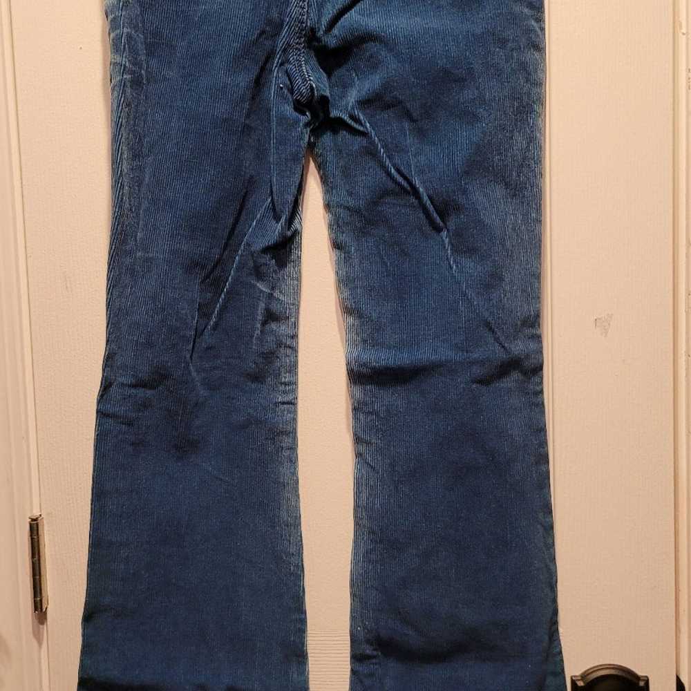 Vintage corduroy flare leg jeans women's size 26 - image 2
