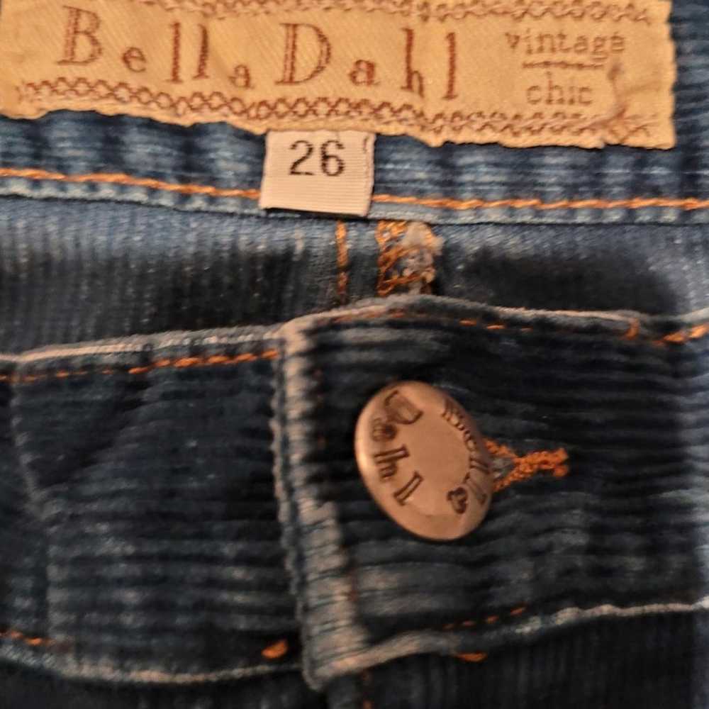 Vintage corduroy flare leg jeans women's size 26 - image 5