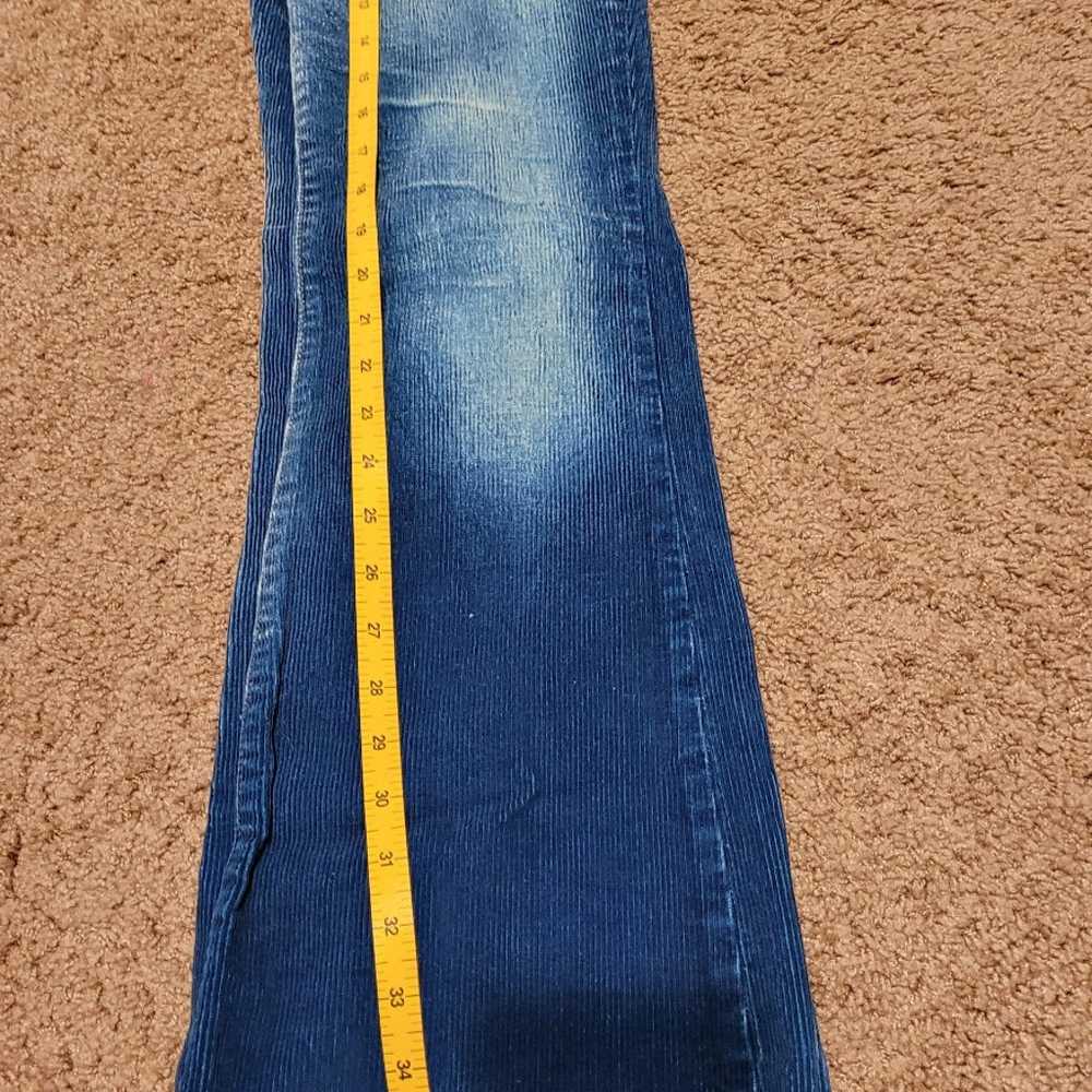 Vintage corduroy flare leg jeans women's size 26 - image 6