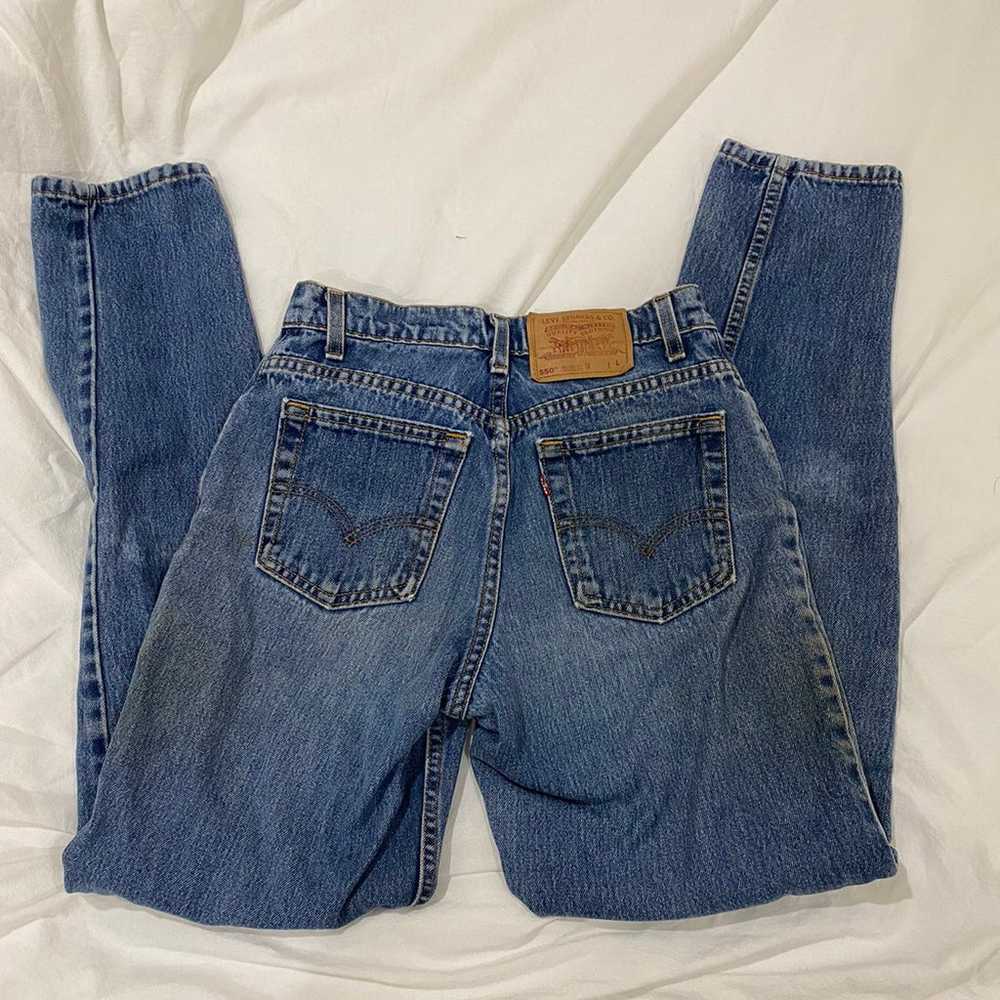 Vintage 550 levi jeans sz 7 - image 3