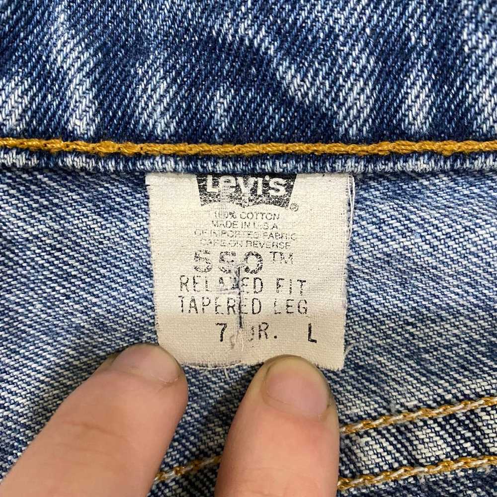 Vintage 550 levi jeans sz 7 - image 4