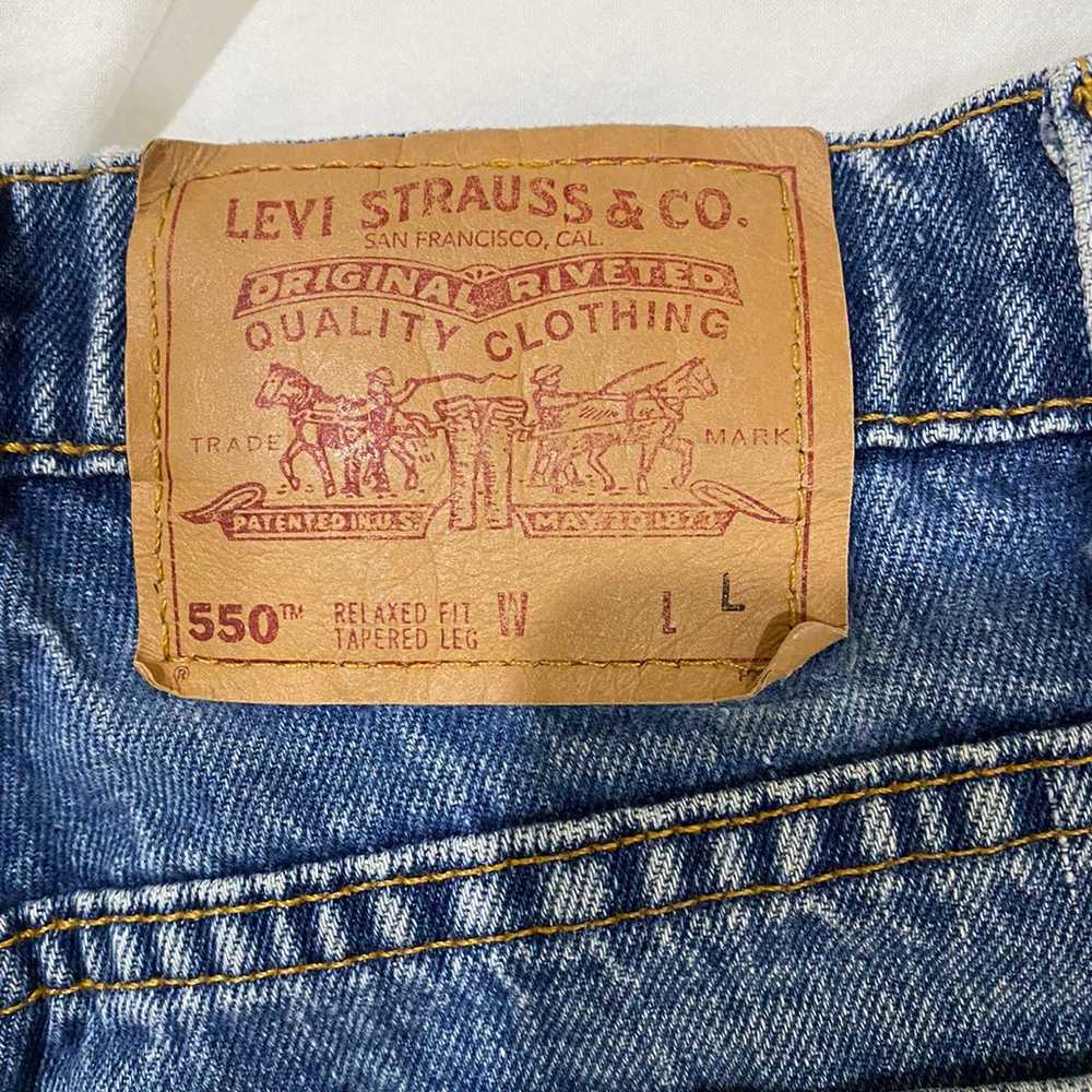 Vintage 550 levi jeans sz 7 - image 5