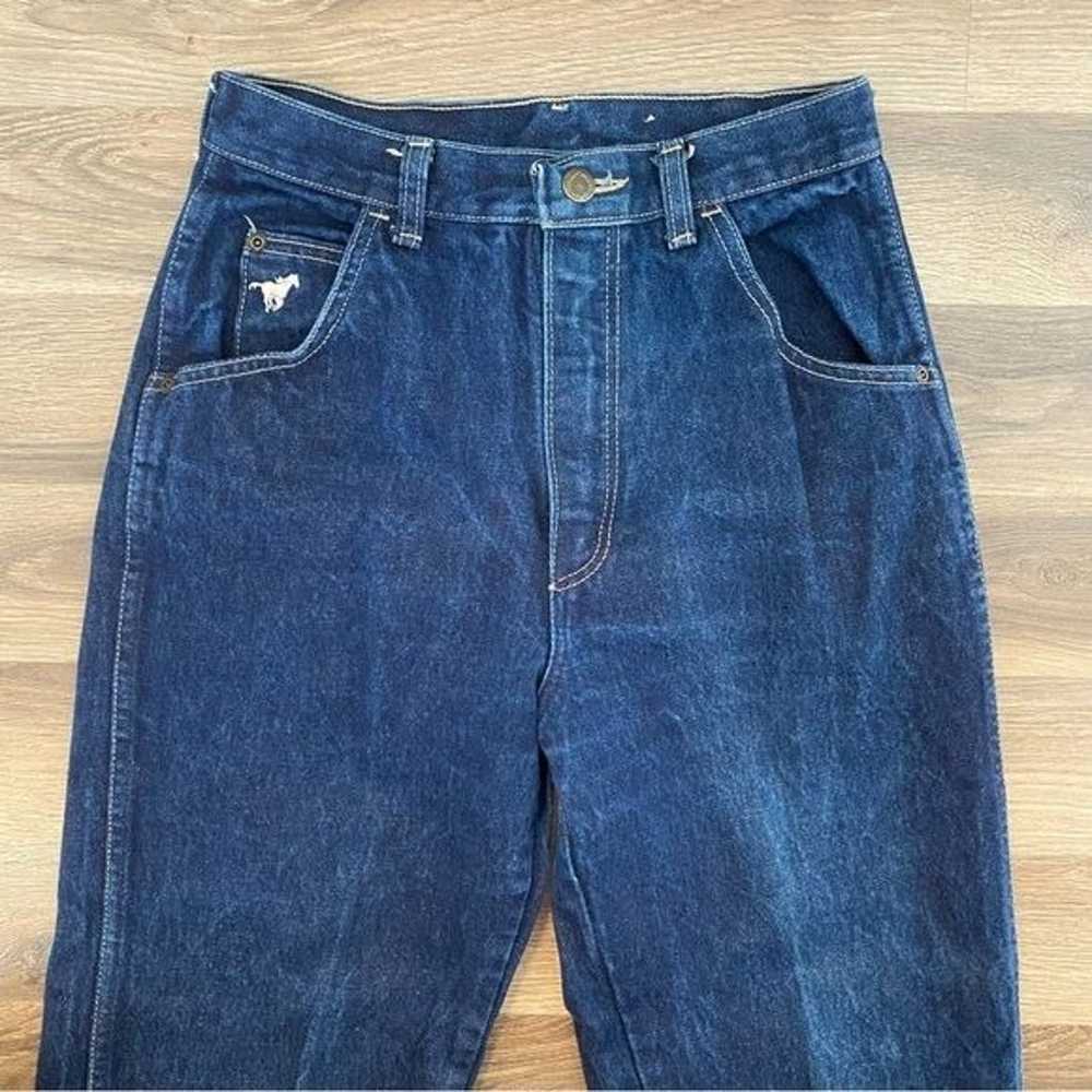 Vintage Wrangler Dark Wash High Rise Jeans - image 3
