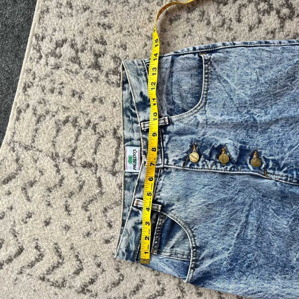 VINTAGE 90’s Palmetto’s High Rise acid wash jeans - image 8
