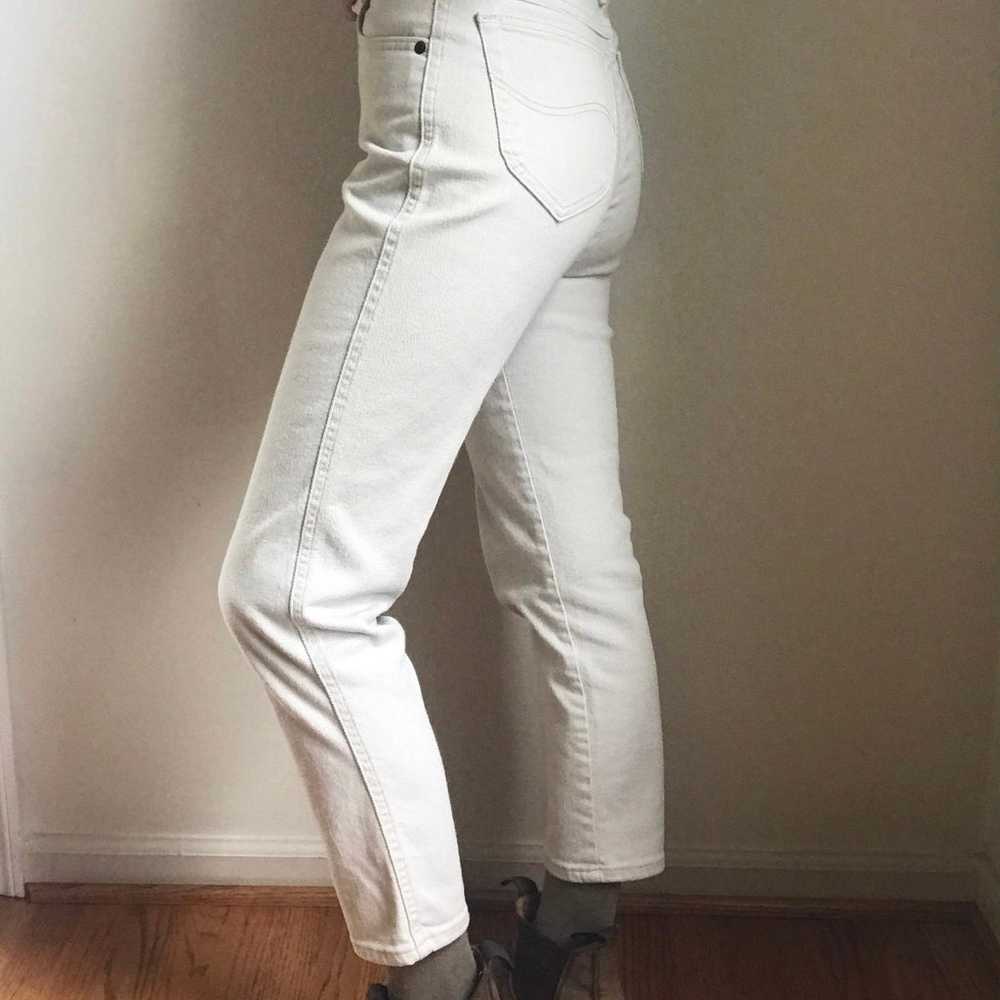 Vintage lee jeans // minimalist high waist straig… - image 3