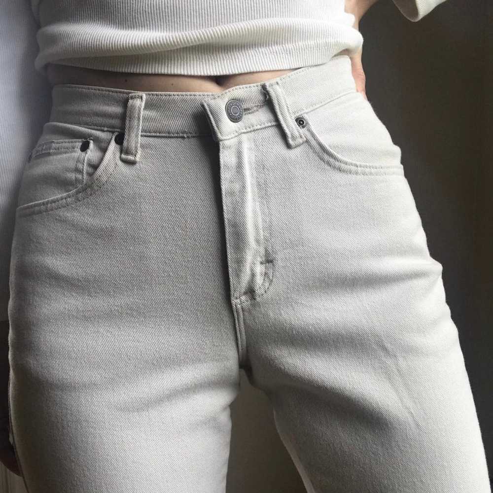 Vintage lee jeans // minimalist high waist straig… - image 4