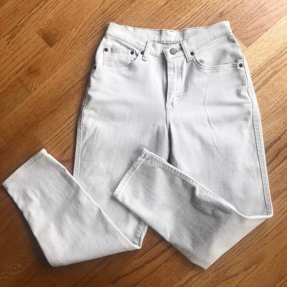 Vintage lee jeans // minimalist high waist straig… - image 6