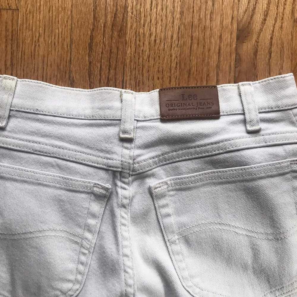 Vintage lee jeans // minimalist high waist straig… - image 8