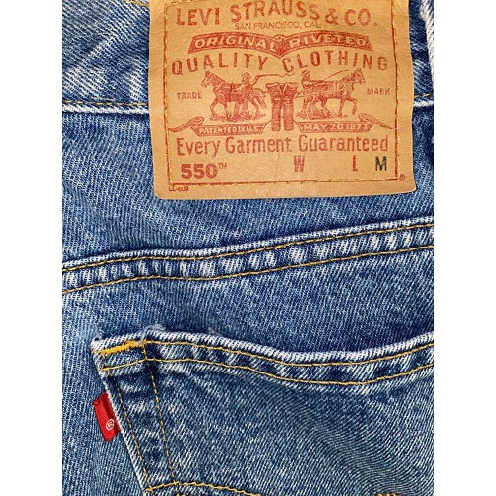 Vintage Levis 1980s Levi's 550 Tapered Denim Jeans - image 6