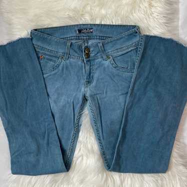 Vintage hudson jeans low rise flare jeans - image 1