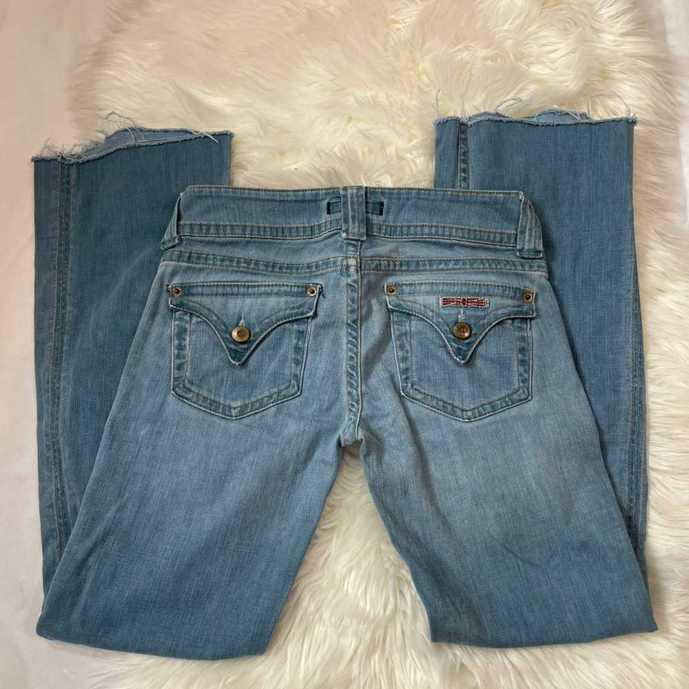 Vintage hudson jeans low rise flare jeans - image 5