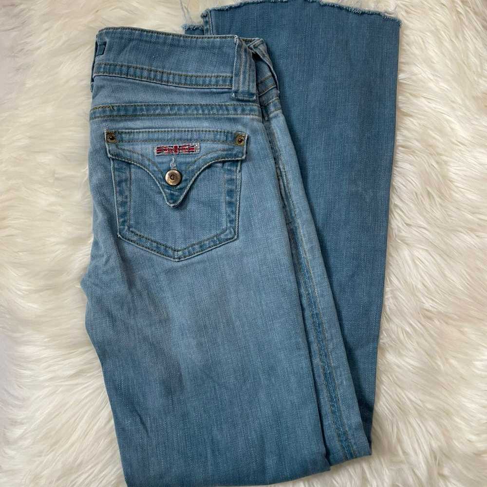 Vintage hudson jeans low rise flare jeans - image 8