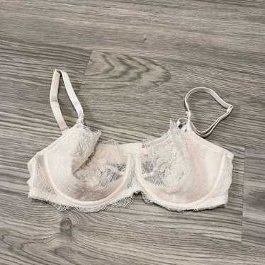Buy Victoria's Secret Dream Angels Wicked Unlined Uplift Bra Light Pink  Silver 34D at