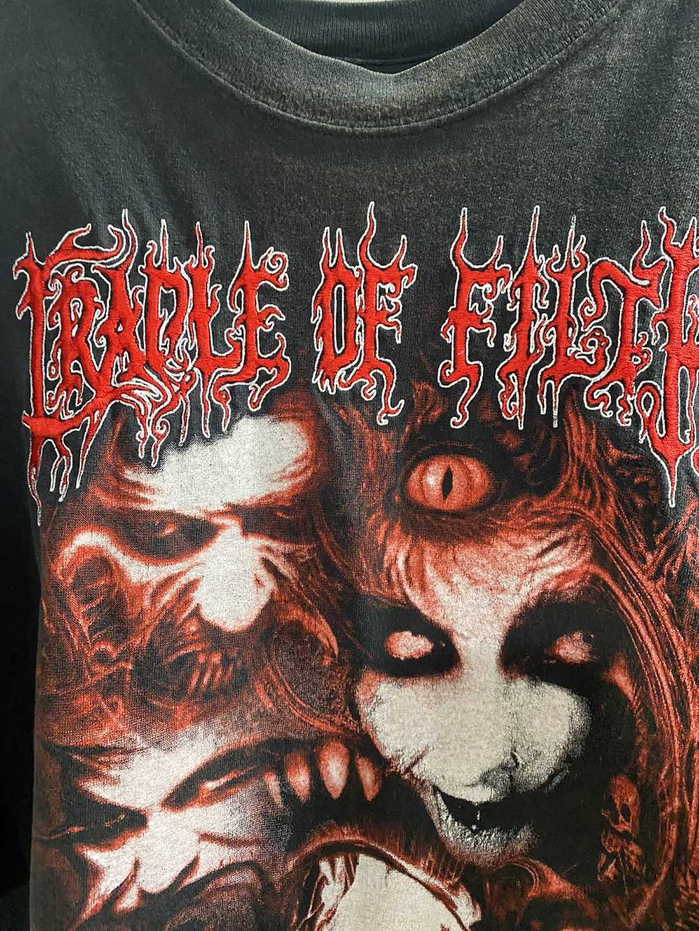 Band Tees × Rare × Vintage Cradle Of Filth 2001 B… - image 7