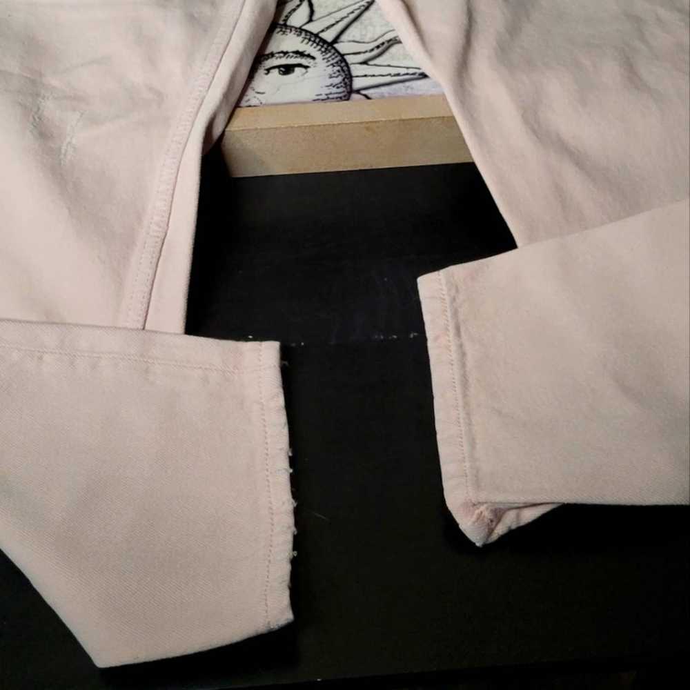 H&M Vintage Light Pink Distressed Mom Jeans - image 7