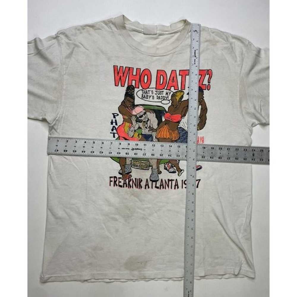 Vintage VTG Freaknik Atlanta 1997 Shirt XL Rap Wh… - image 11