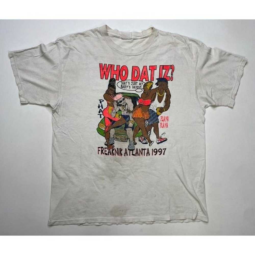 Vintage VTG Freaknik Atlanta 1997 Shirt XL Rap Wh… - image 1