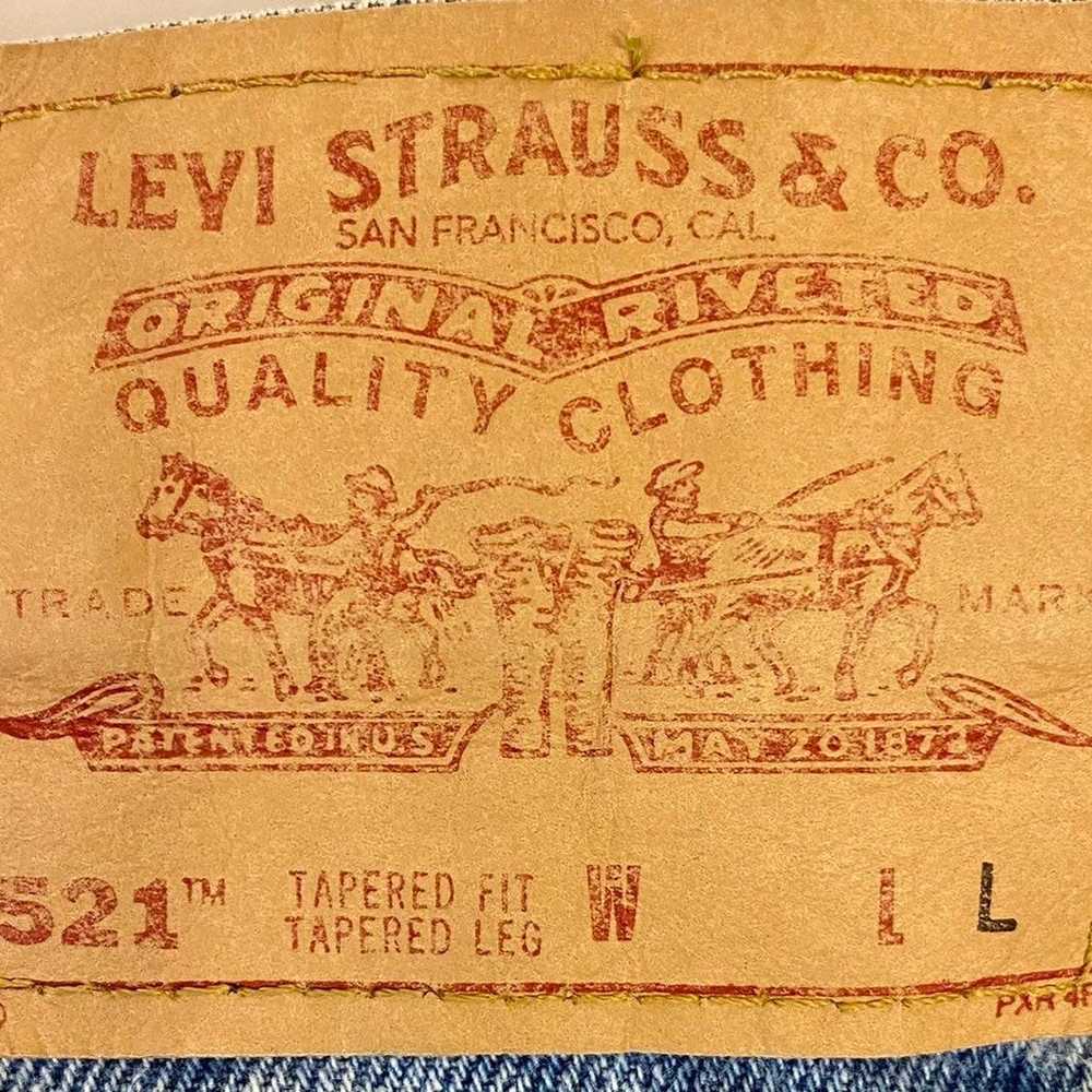 Vintage Levi's 521 "Dad" jeans SZ 14 Lng - image 12