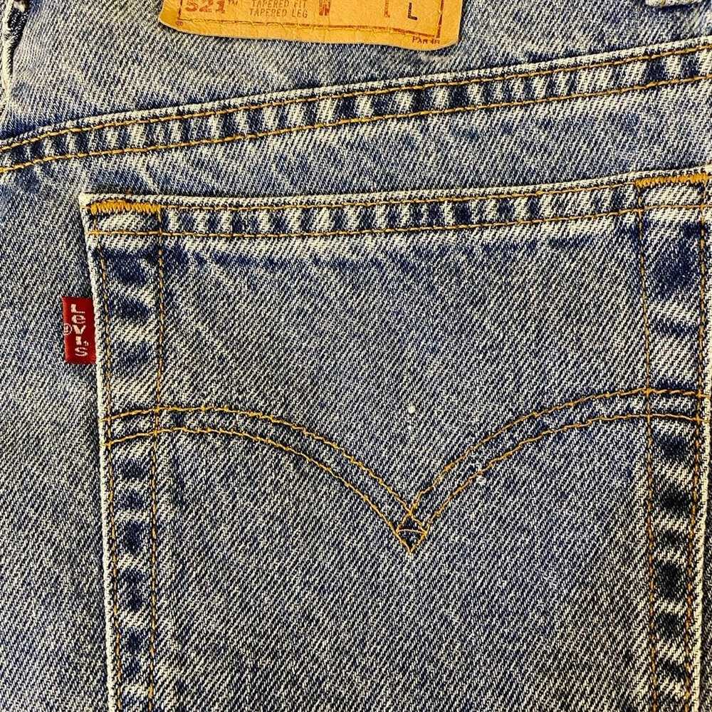 Vintage Levi's 521 "Dad" jeans SZ 14 Lng - image 6