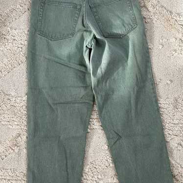Vintage American Eagle mom jeans in sage green - image 1
