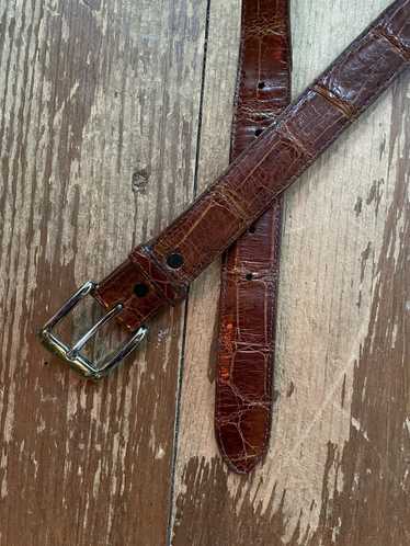Designer × Handmade 100% genuine alligator leather