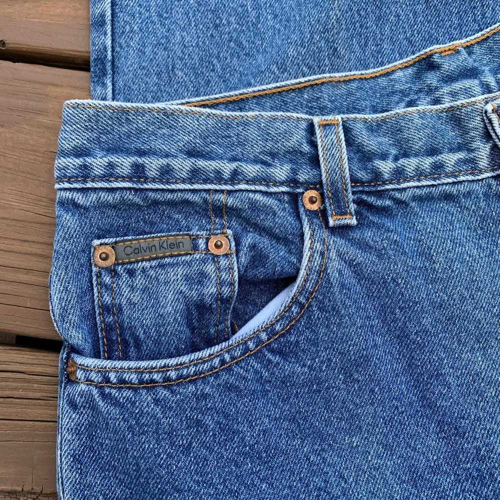 Vintage Calvin Klein Stone Wash Mom Jeans - image 5