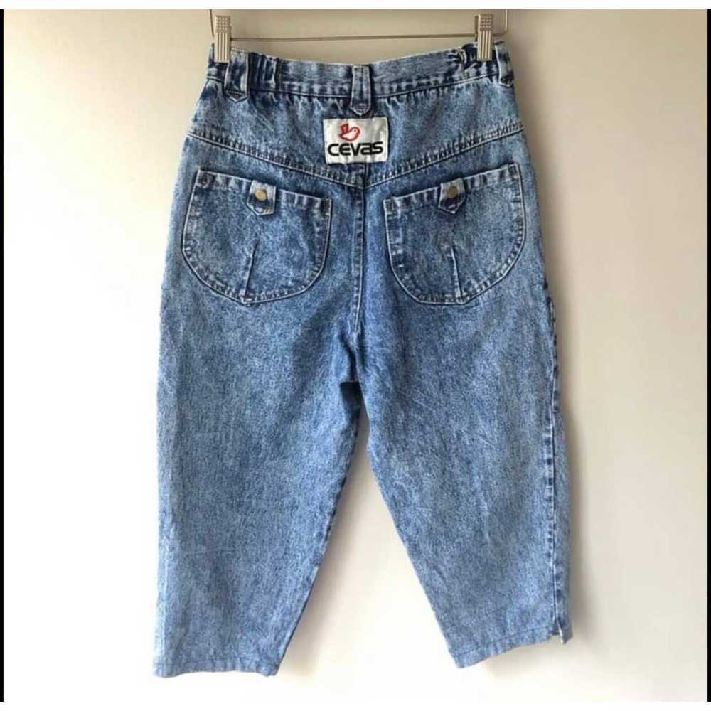 Vintage High Rise Cropped Mom Jeans - image 2