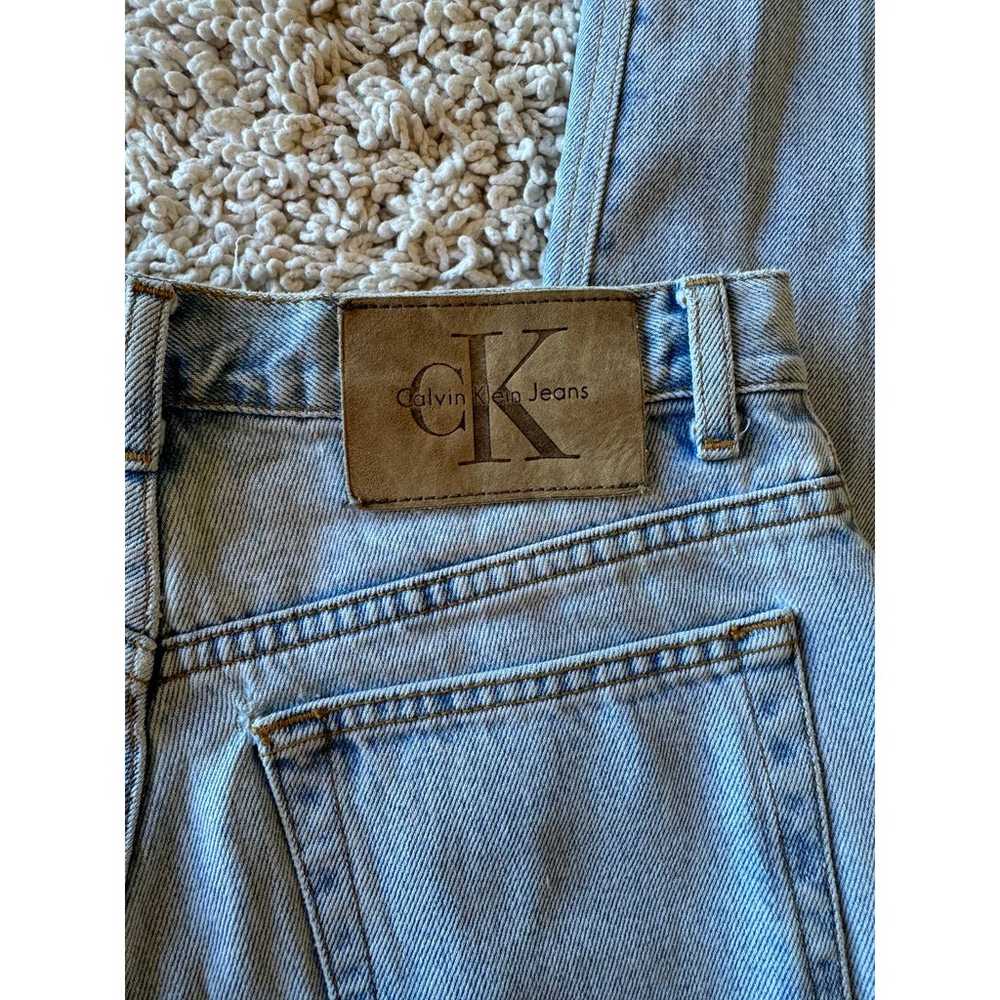 Calvin Klein Jeans Vintage High-Waisted Denim Pan… - image 4