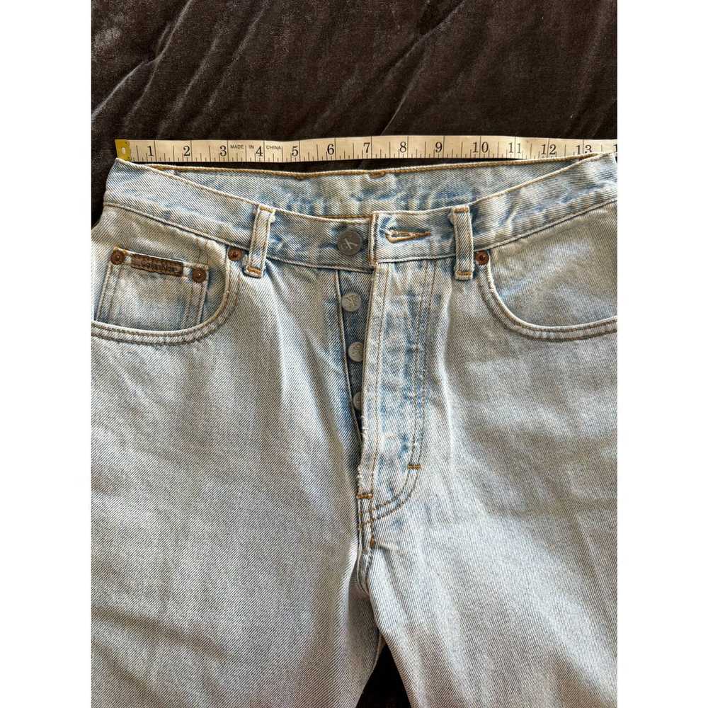 Calvin Klein Jeans Vintage High-Waisted Denim Pan… - image 8