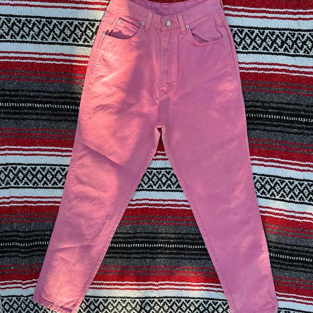 Vintage 90’s Pink Jordache Western Jeans - image 2