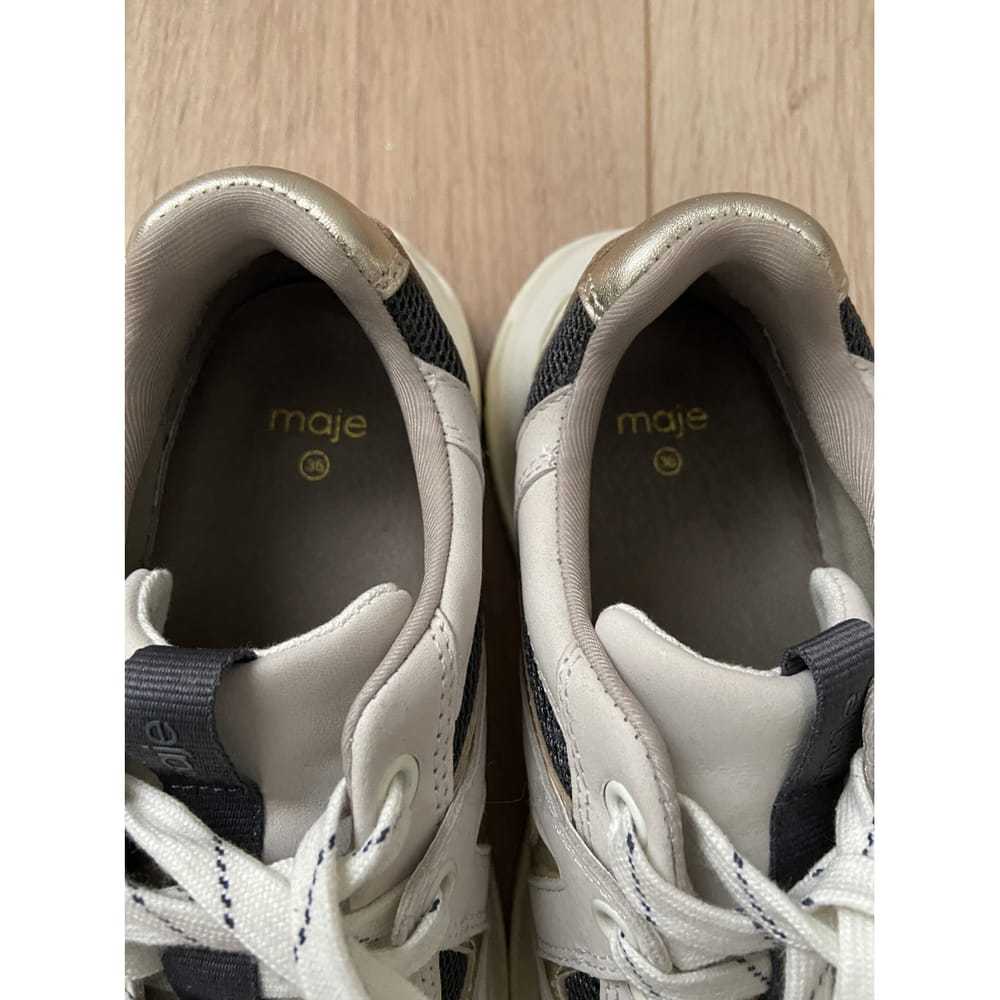 Maje Leather trainers - image 7