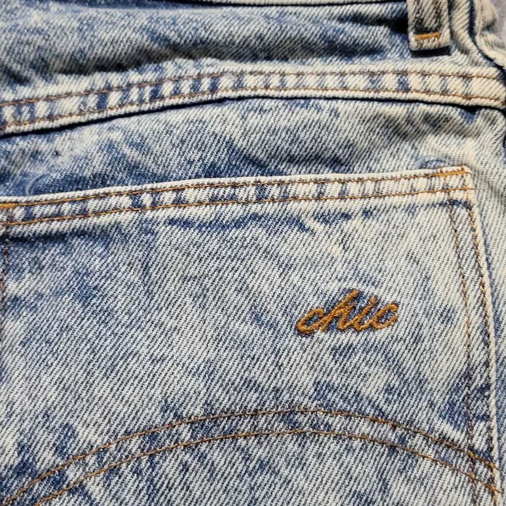 Vintage Chic Jeans~Acid Wash~1980's/90's~11 Petite - image 4