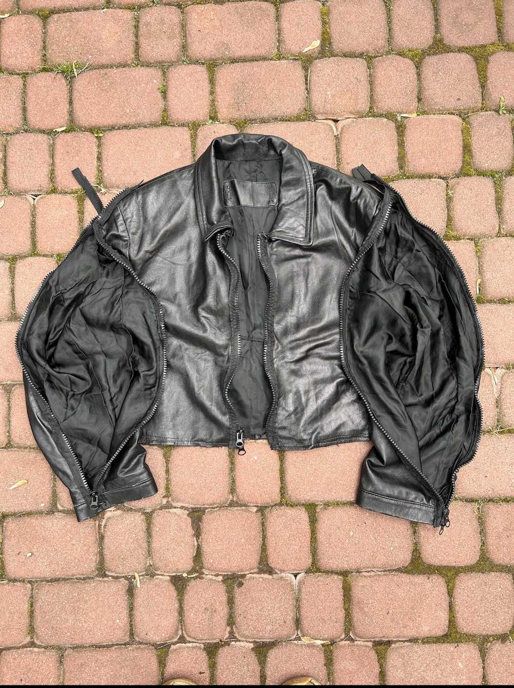 Avant Garde × Leather Jacket × Vintage Avant Gard… - image 3