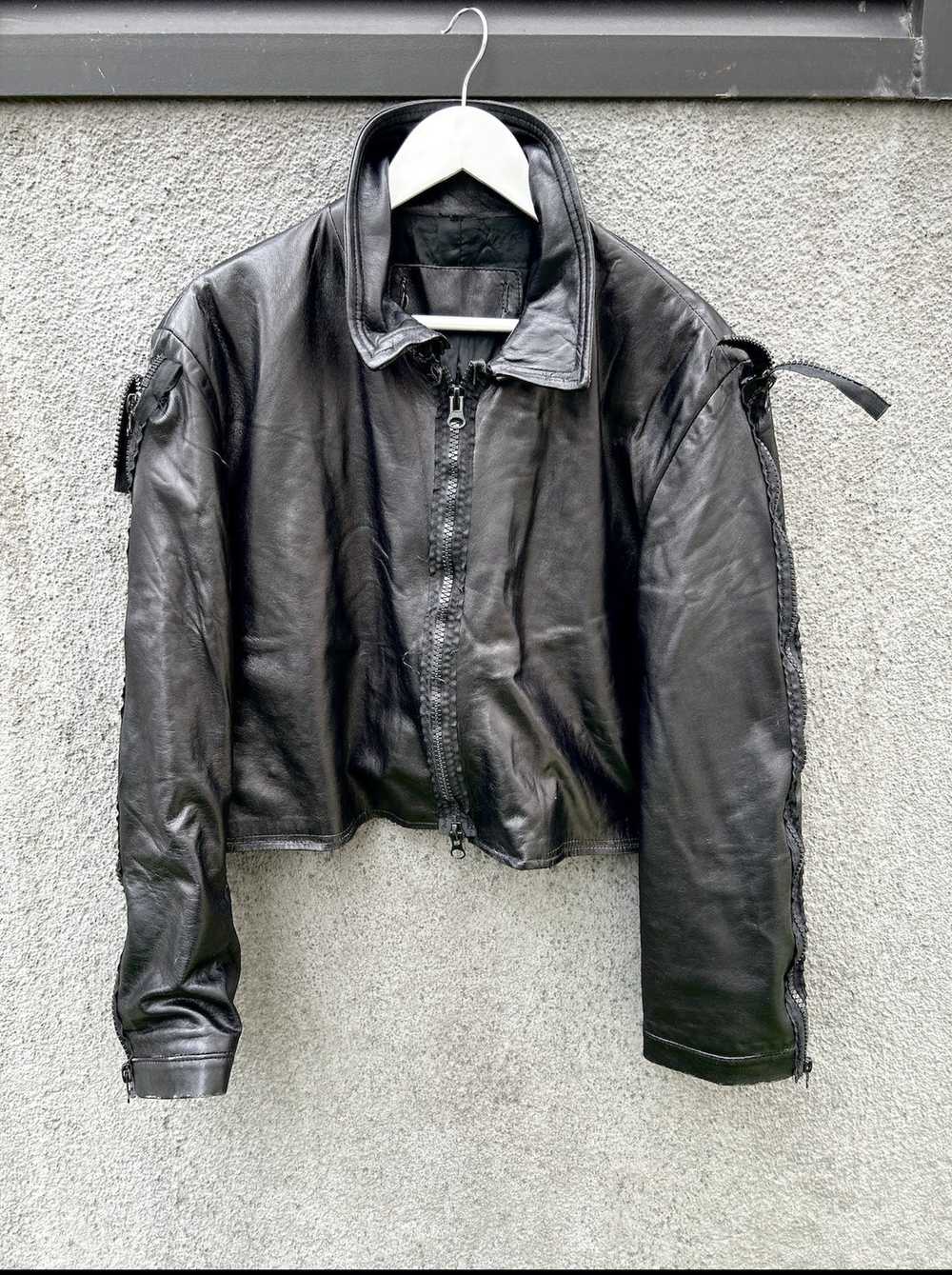 Avant Garde × Leather Jacket × Vintage Avant Gard… - image 4