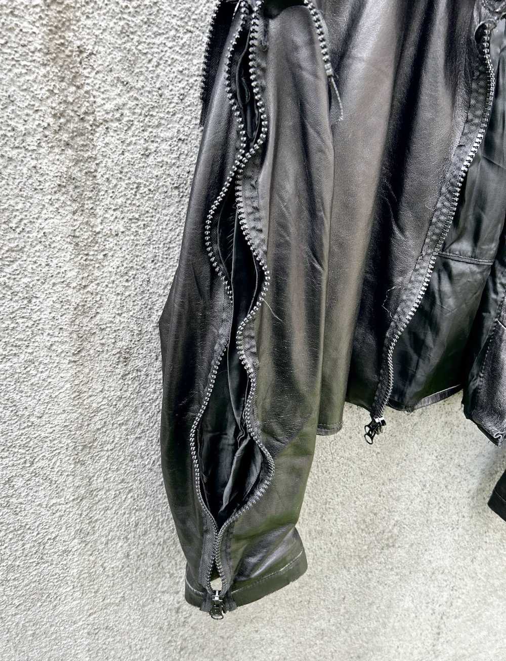 Avant Garde × Leather Jacket × Vintage Avant Gard… - image 7