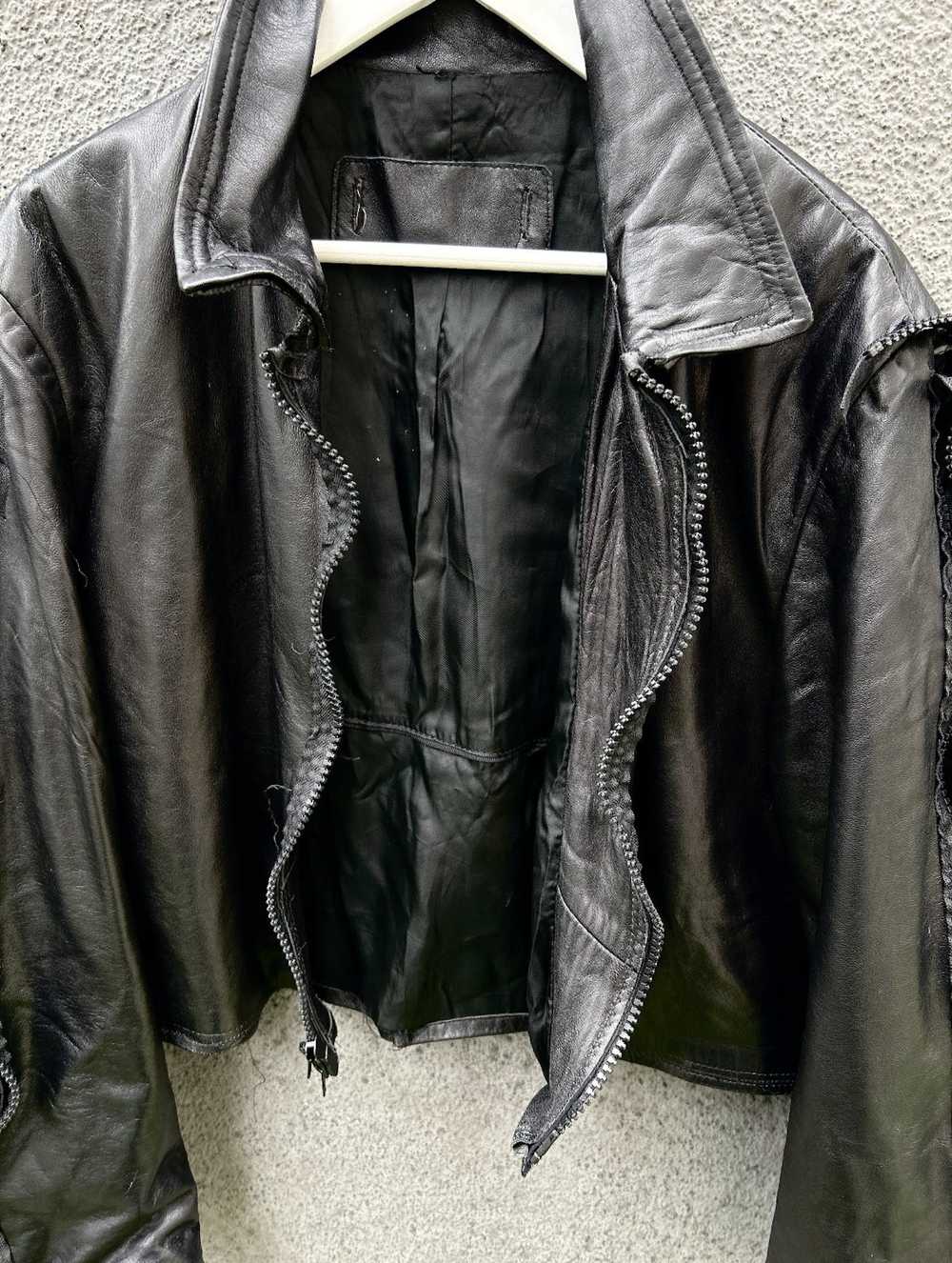 Avant Garde × Leather Jacket × Vintage Avant Gard… - image 8