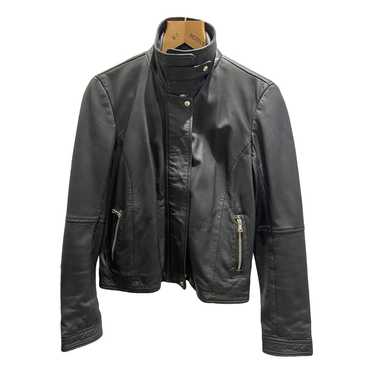 Massimo Dutti Leather biker jacket - image 1