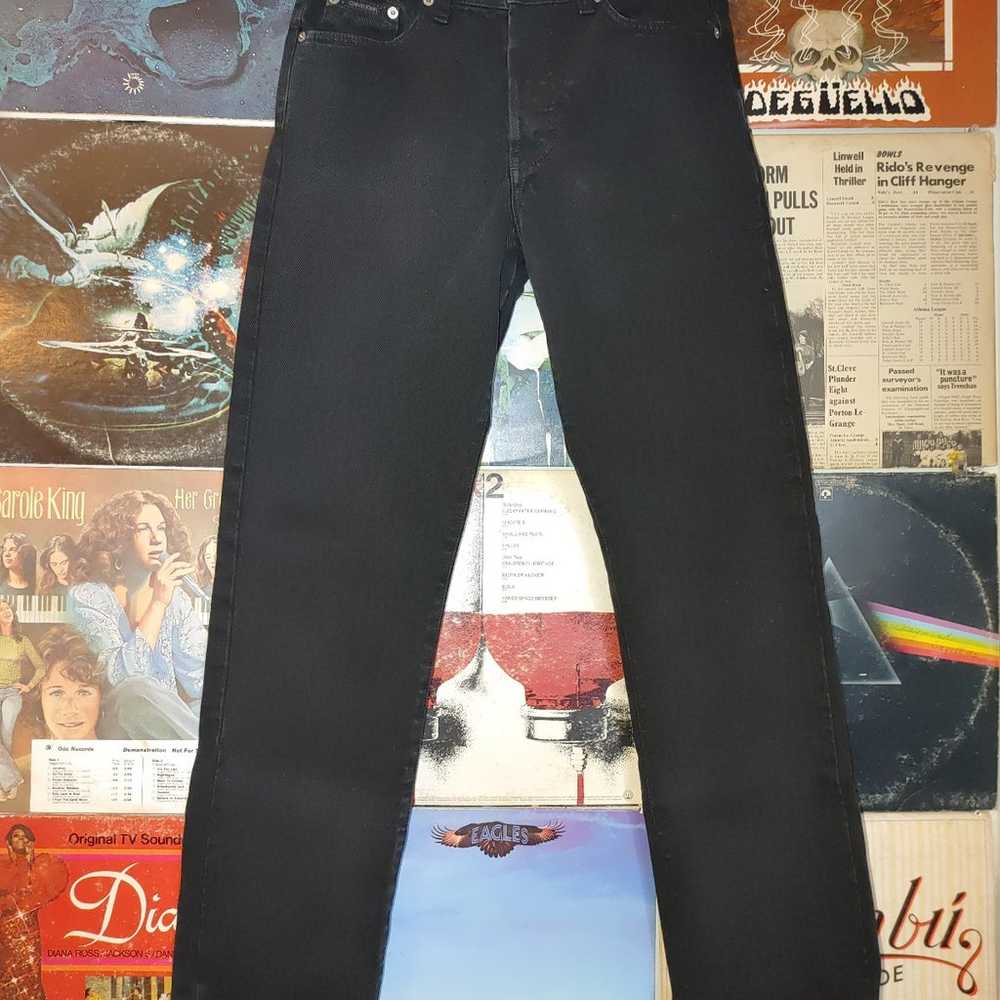 Vintage CK black denim jeans - image 1