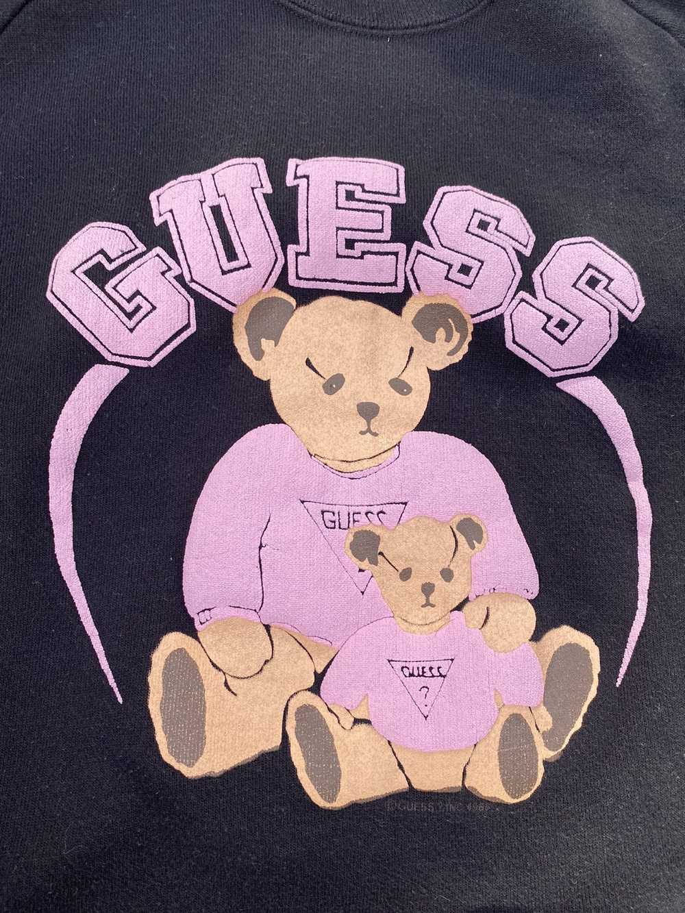 Guess Rare Vintage Guess Teddy Sweater - image 1